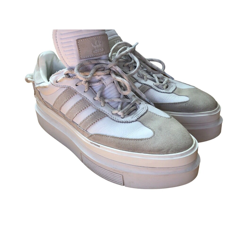 Adidas Ivy Park Shoes Womens 10.5 White Gray Platform Super Sleek 72 Sneakers